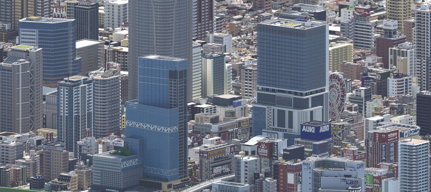 Это не фотография Токио — это город в Minecraft