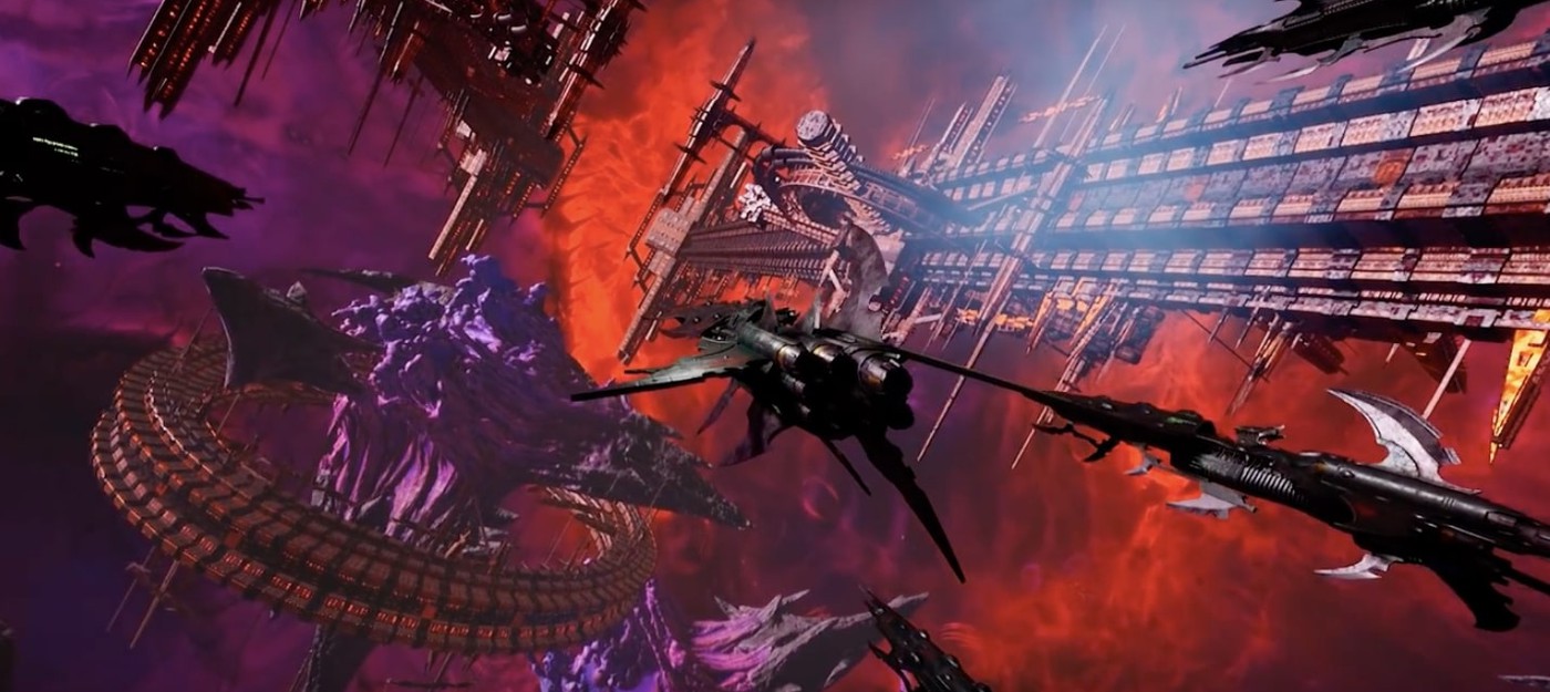 Новый трейлер Battlefleet Gothic: Armada 2 — флот Темных Эльдар
