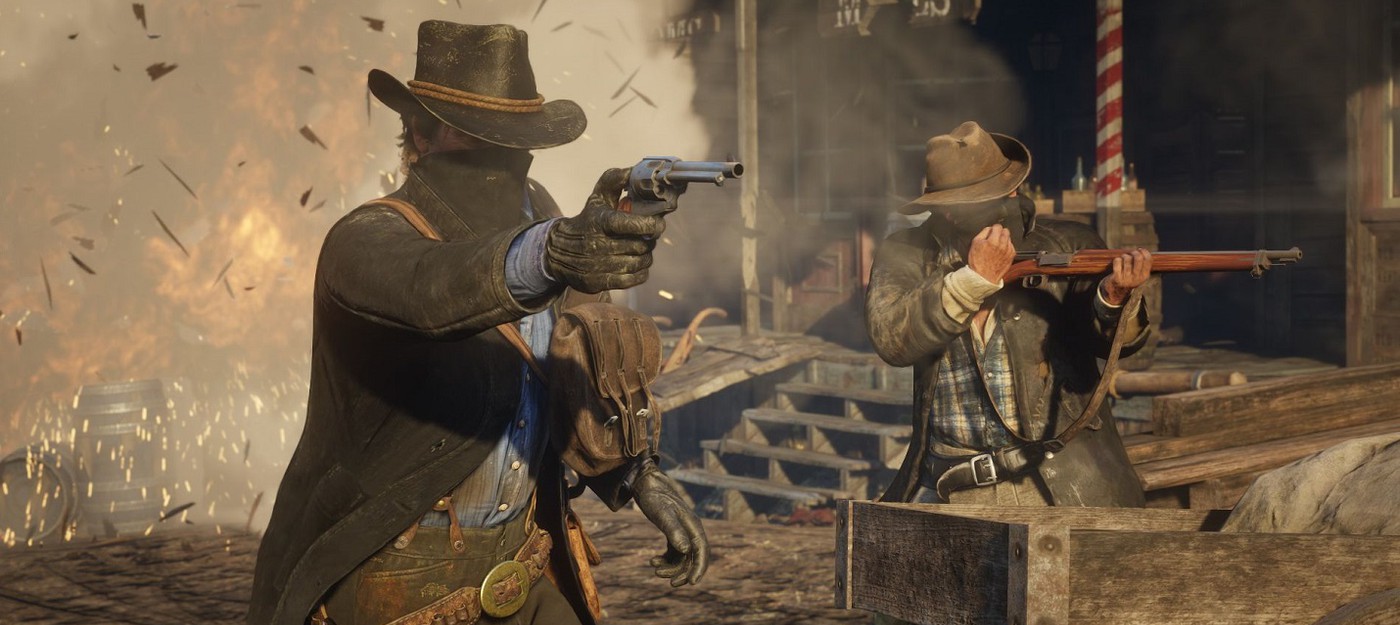 В Red Dead Redemption 2 обнаружили место, где сгорают лошади