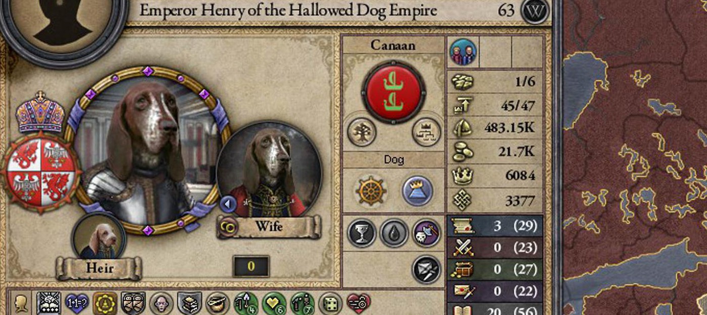 В Crusader Kings 2 можно будет управлять королевствами собак, коней и драконов