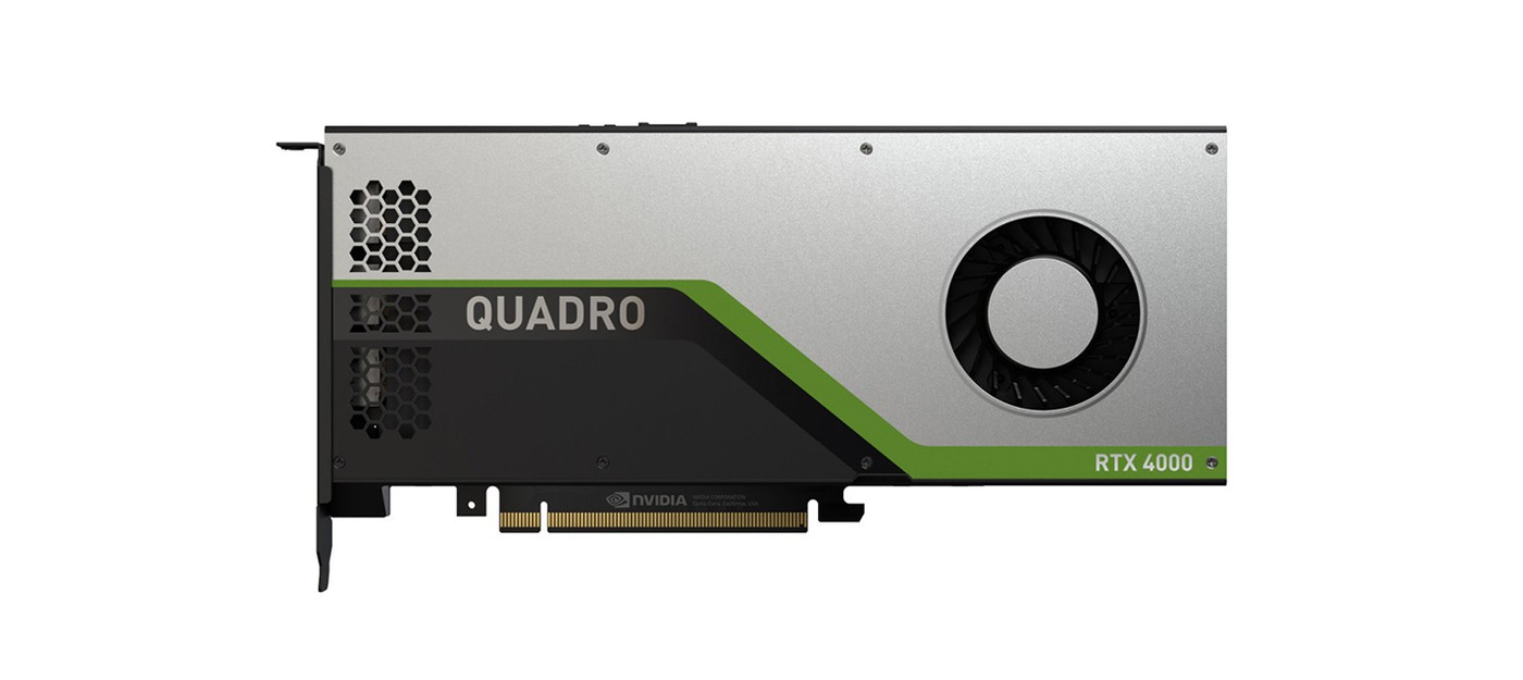 Nvidia представила рабочий GPU Quadro RTX 4000