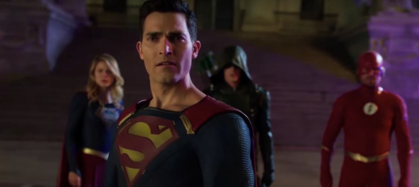 Супермен в черном костюме и Анти-монитор — новый тизер кроссовера сериалов CW