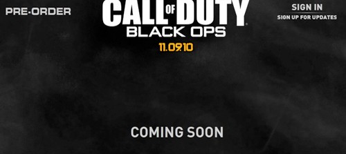 Анонс Call of Duty: Black Ops