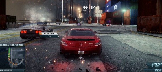 Need for Speed: Most Wanted - Спринт на Mercedes-Benz SLS AMG