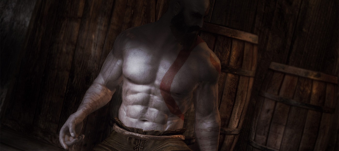 Новый мод для Skyrim добавляет в игру Кратоса из God of War