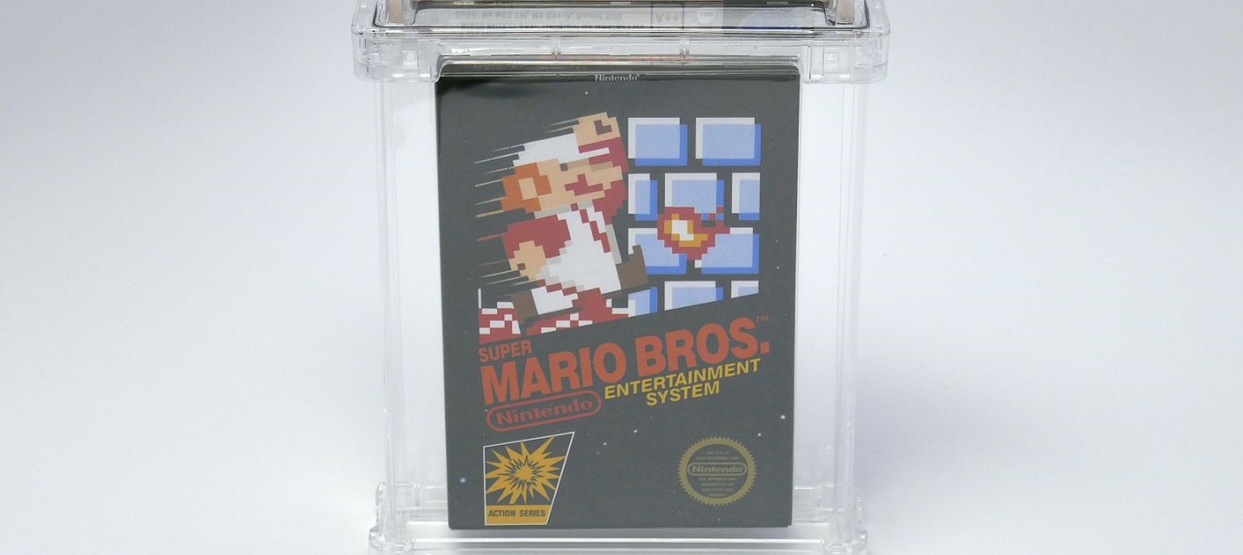 Оригинальный картридж с Super Mario Bros. был продан за 100 тысяч долларов