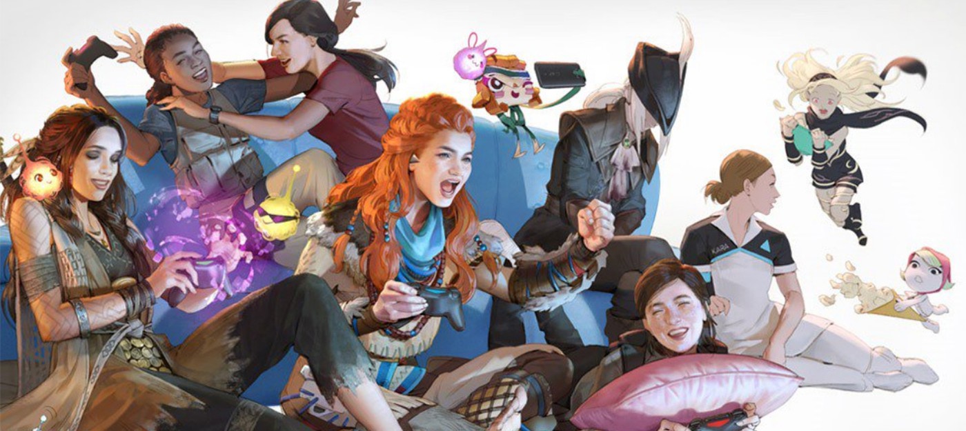 В честь 8 марта на PS4 доступна бесплатная тема с женскими персонажами