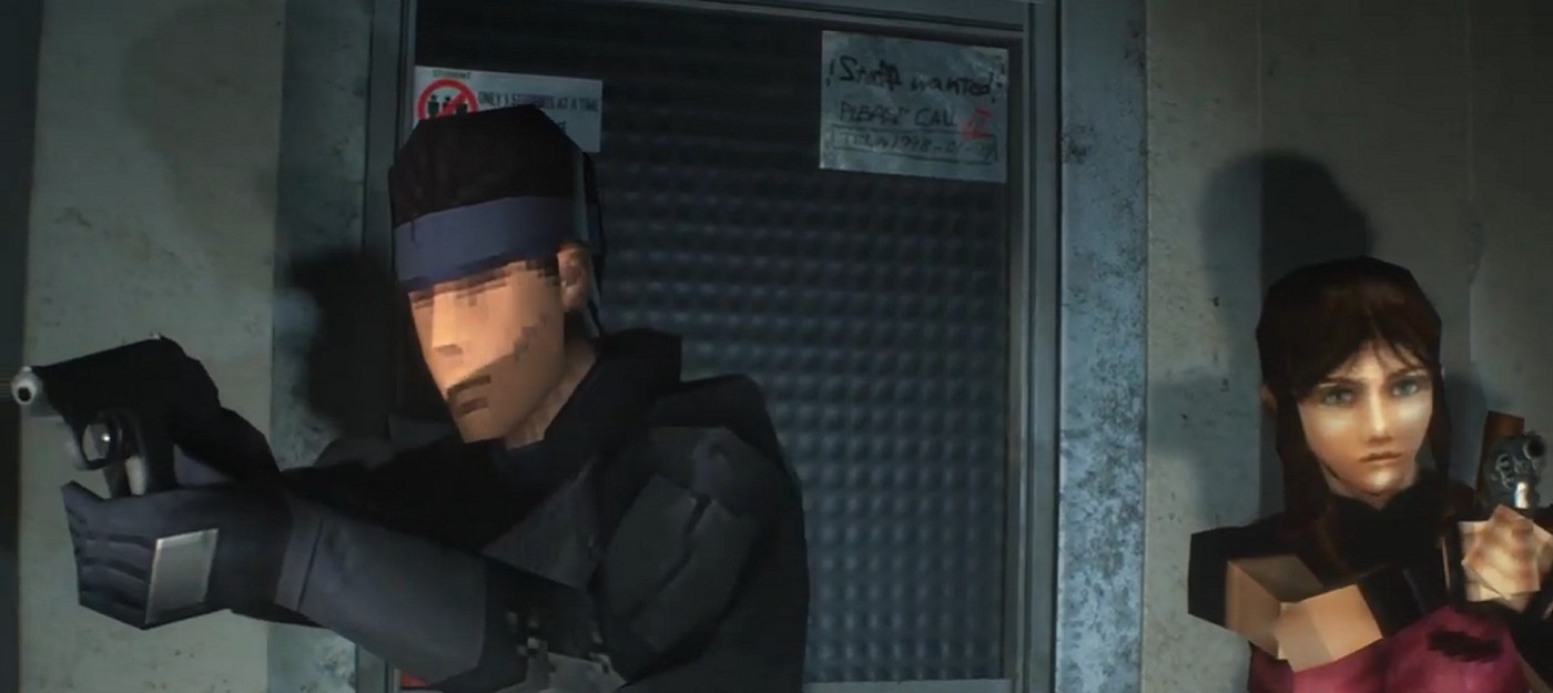 Новый мод Resident Evil 2 меняет Леона на Солида Снейка