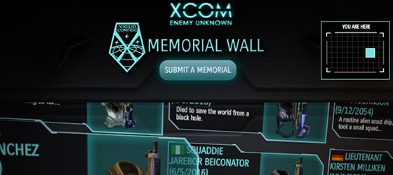 Мемориал павшим солдатам XCOM: Enemy Unknown