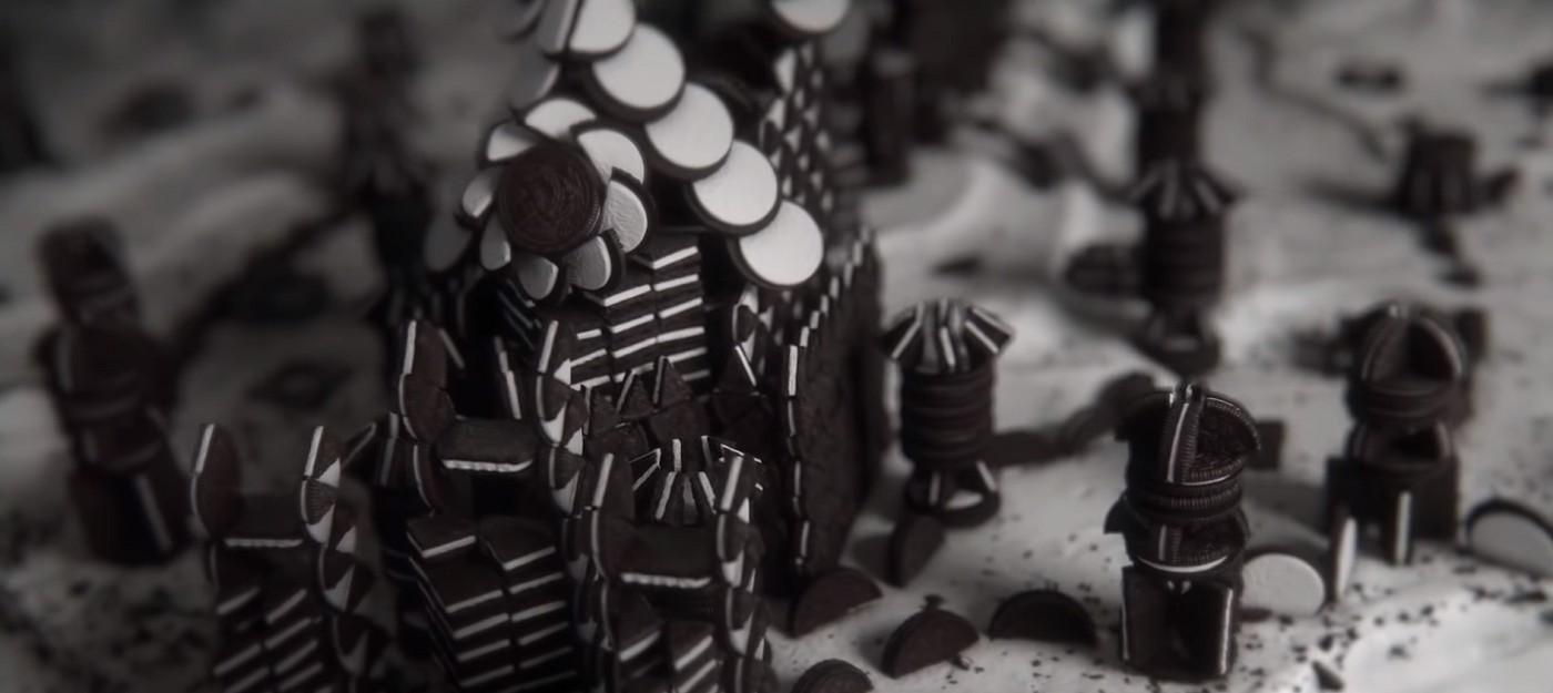 Oreo и HBO сделали вступительный ролик "Игры престолов" из печенья