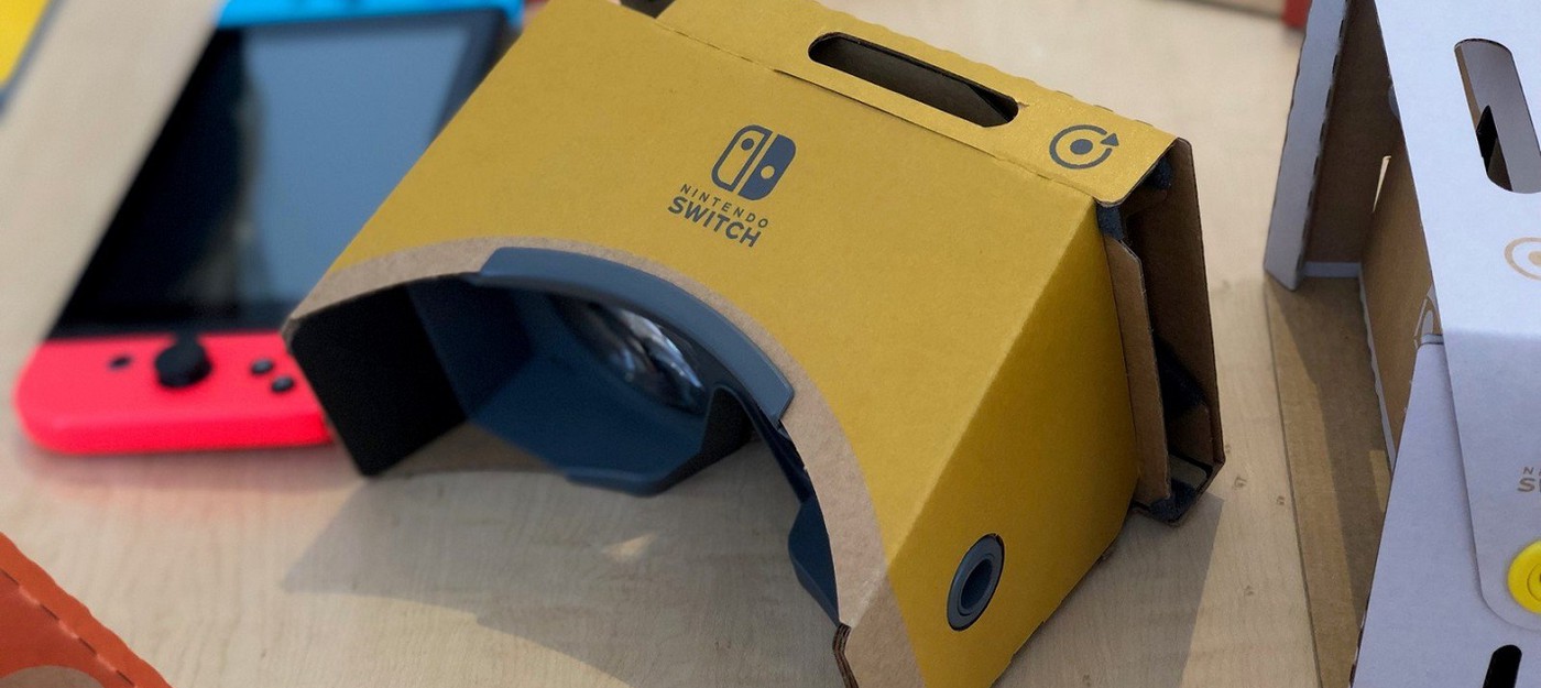 Super Mario Odyssey и Breath of the Wild получат поддержку Labo VR