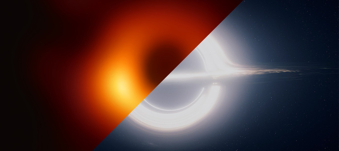 Почему первое изображение черной дыры не похоже на то, что было в "Интерстеллар"