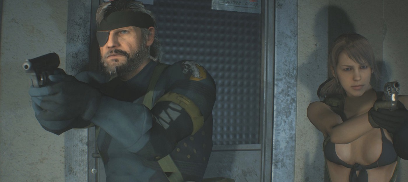 Моддер добавил в Resident Evil 2 Молчунью и Биг Босса из MGS 5