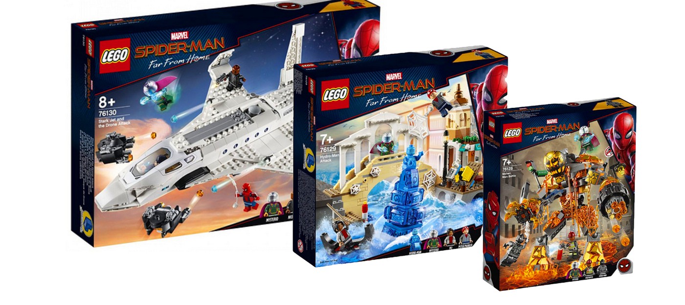 LEGO представила три набора по фильму "Человек-паук: Вдали от дома"