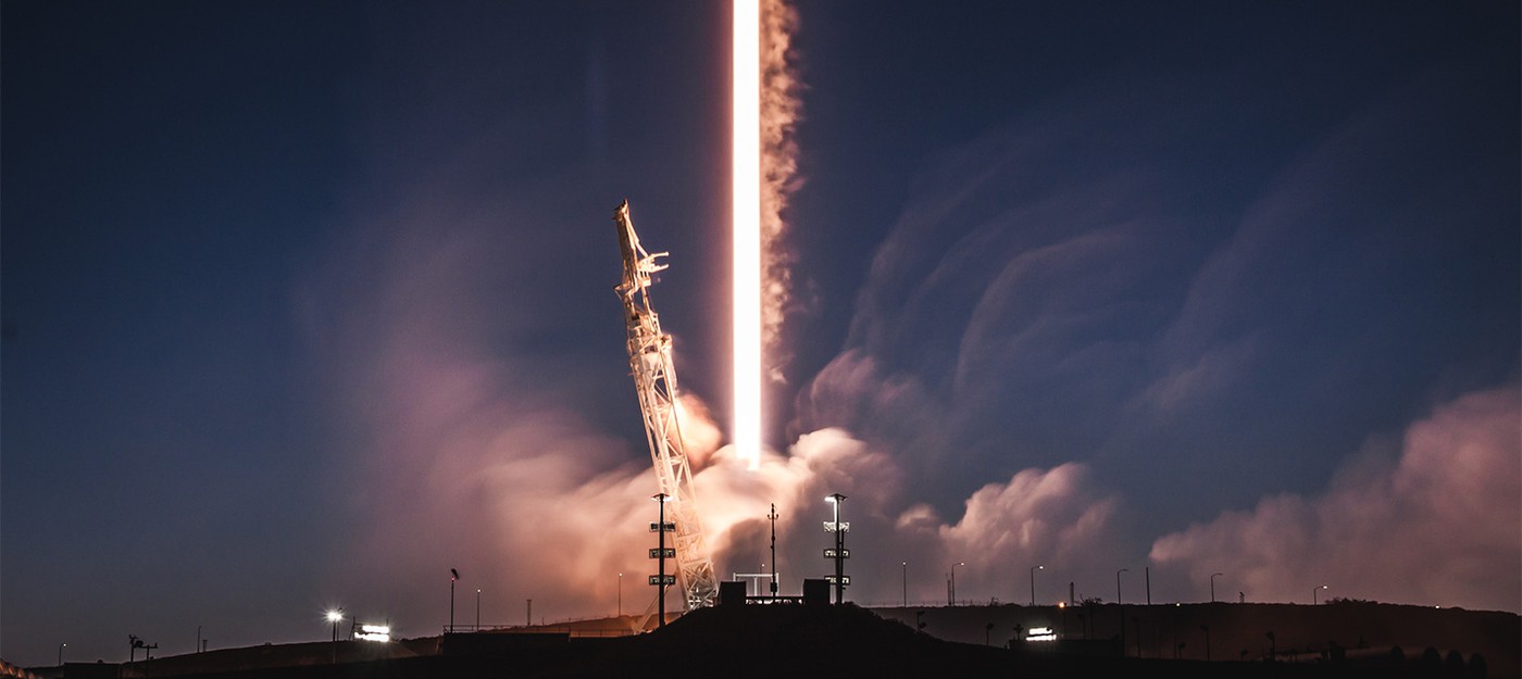 Прямой эфир с запуска 60 интернет-спутников SpaceX