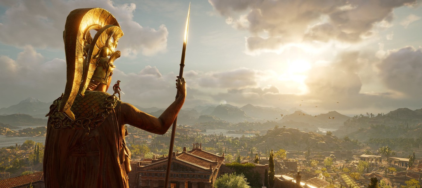 Геймплей Assassin's Creed Odyssey с трассировкой лучей