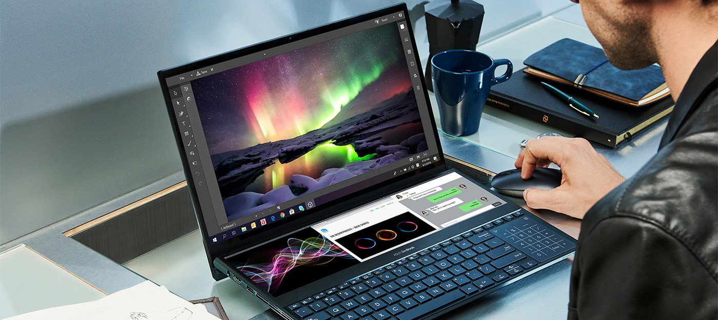 Asus ZenBook Pro Duo — ноутбук с двумя дисплеями, который хочется попробовать лично