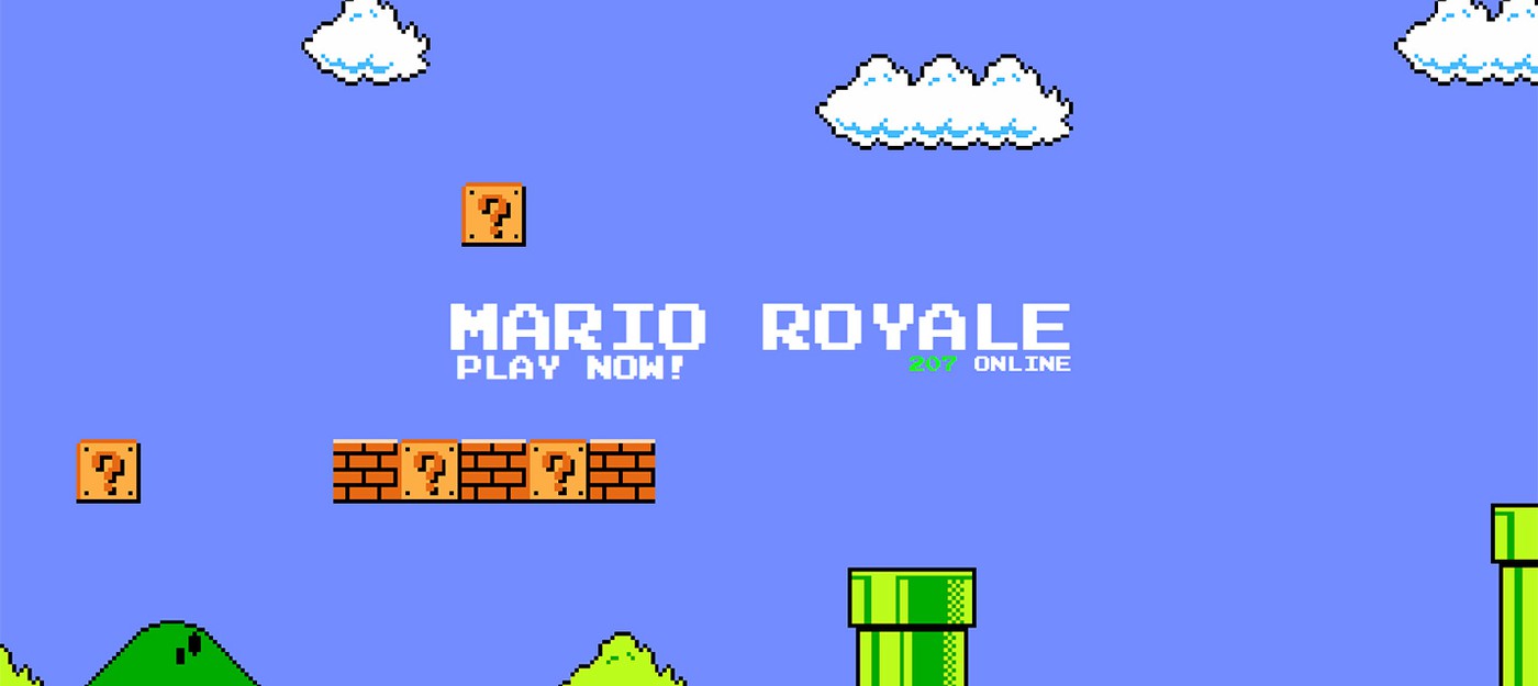 Умелец создал браузерную королевскую битву Super Mario Bros