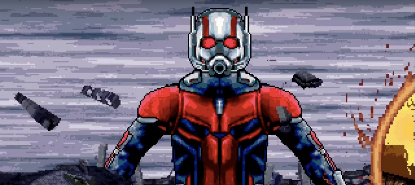 Битву с Таносом из "Мстителей: Финал" воссоздали в 16-битном стиле