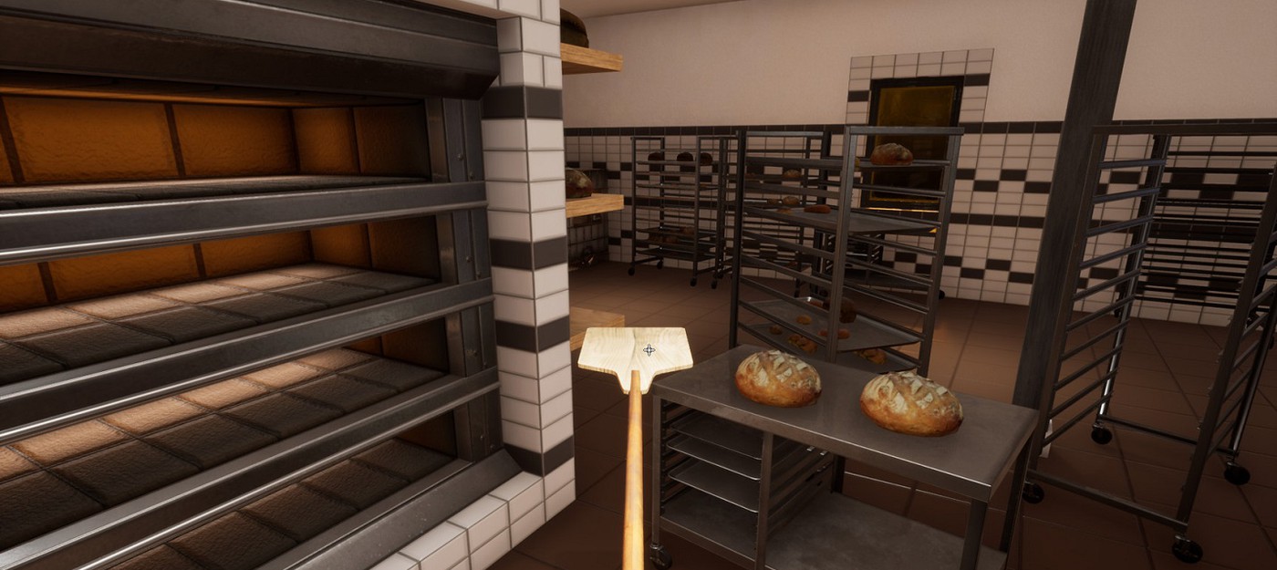 Выпекание хлеба и доставка заказов в трейлере Bakery Simulator