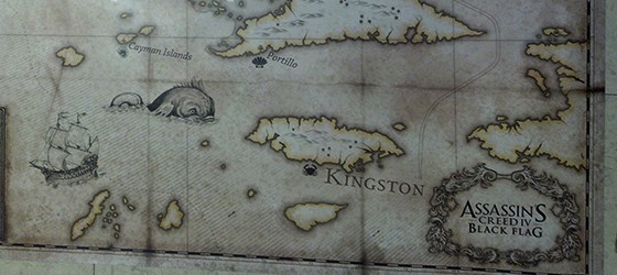 Карта Assassin's Creed IV: Black Flag – Карибы 1715 года