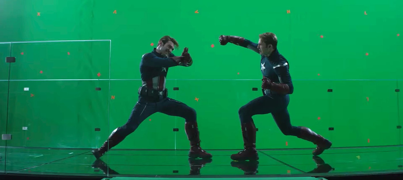 Marvel показала, как снимали битву двух Капитанов Америка для "Мстители: Финал"