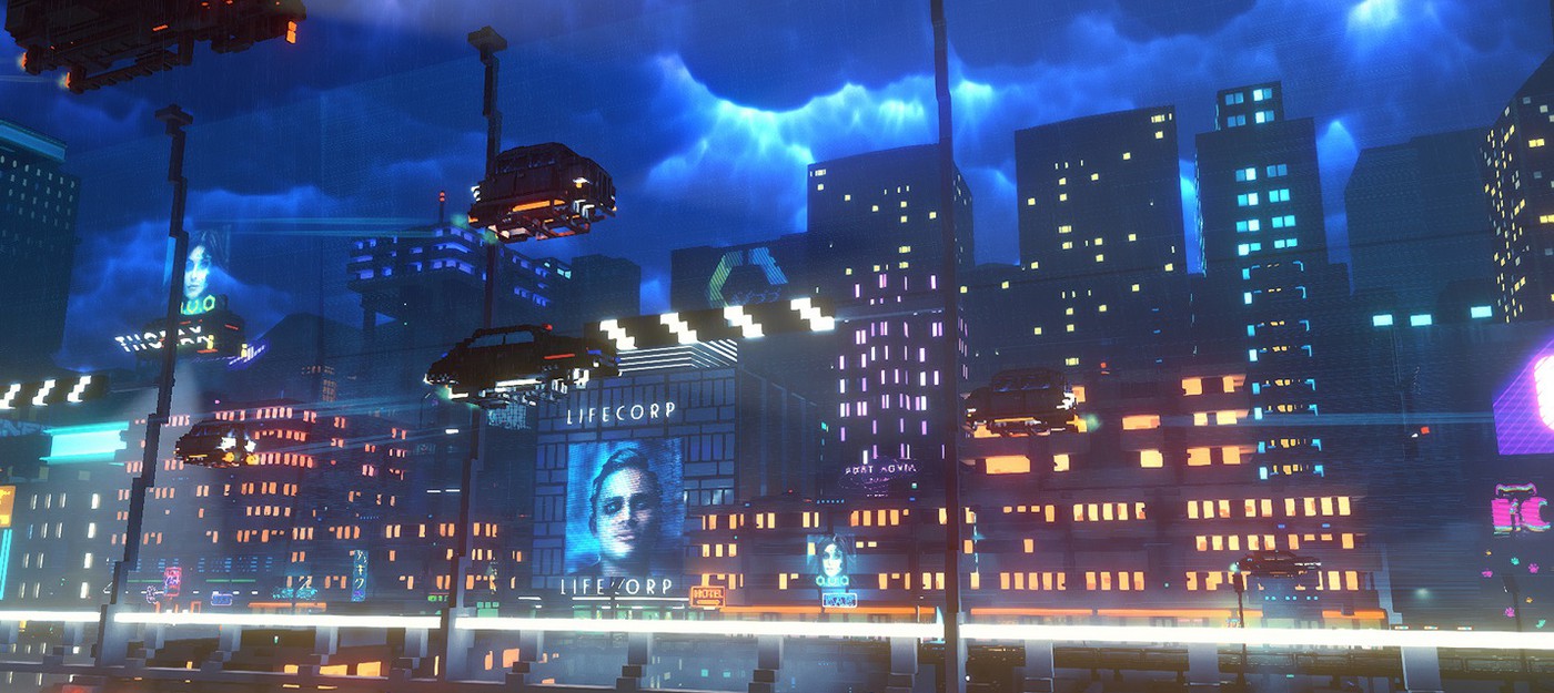 Новый трейлер Cloudpunk демонстрирует ночного курьера в городе будущего