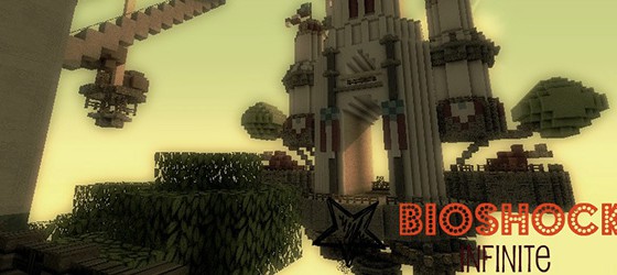 Город BioShock Infinite воссоздан в Minecraft