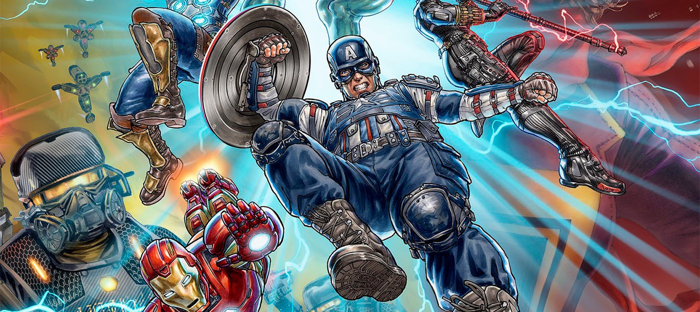 Общий сбор — новый арт Marvel's Avengers демонстрирует всю команду