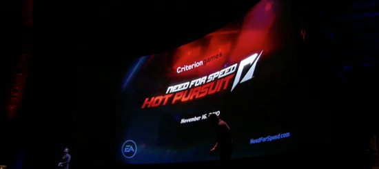 Пресс-конференция EA E3 2010 - NFS: Hot Pursuit