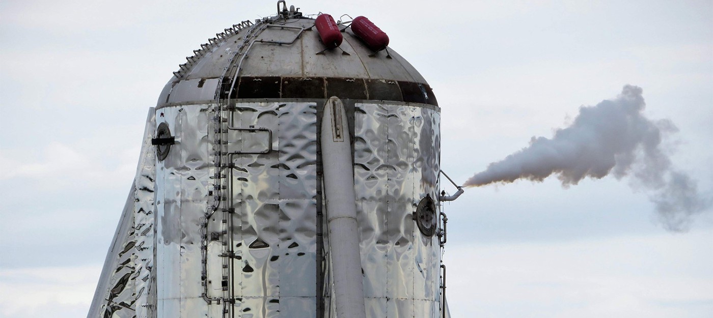 У прототипа ракеты SpaceX Starship снесло "крышу" во время испытания криосистемы