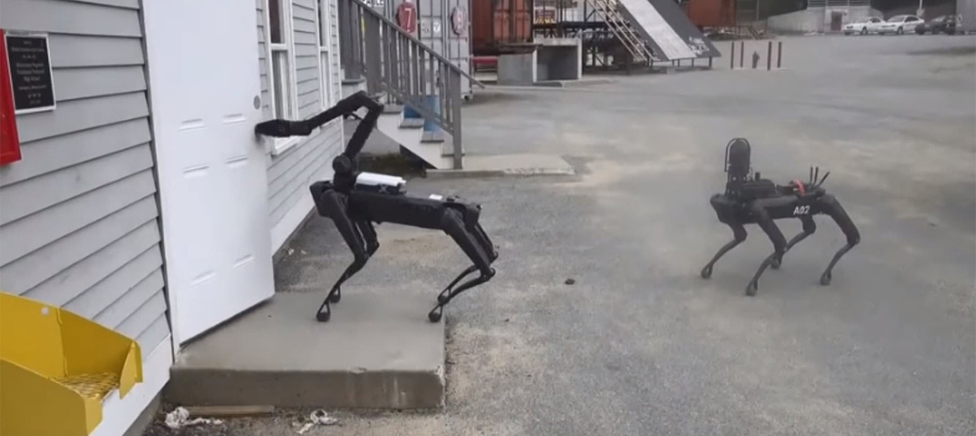 Американская полиция уже испытала робота-пса Boston Dynamics в действии