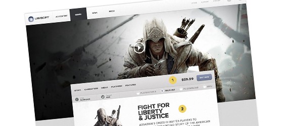 Взгляд на разработку нового сайта Ubisoft
