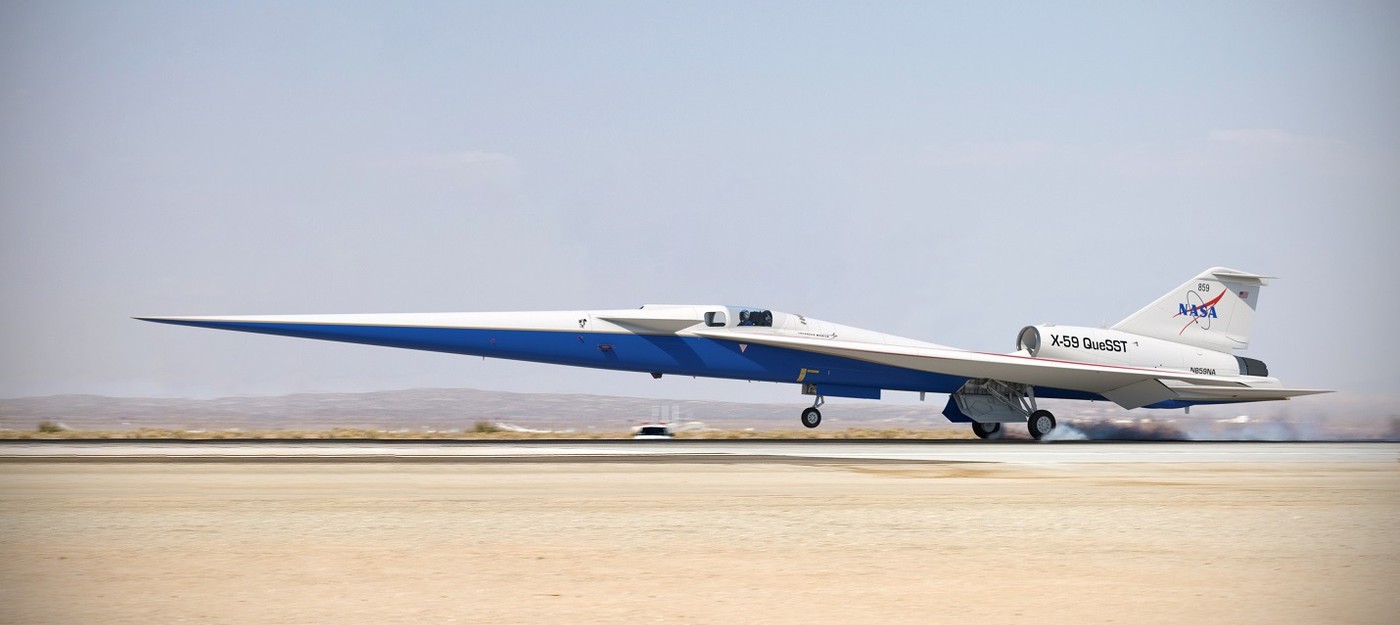 Сверхзвуковой самолет X-59 готов к финальной сборке