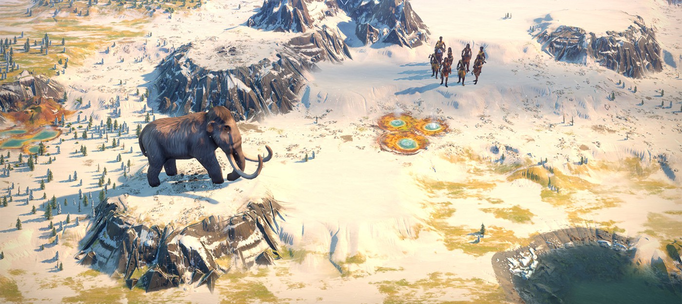 Зимний скриншот Humankind и описание еще двух цивилизаций