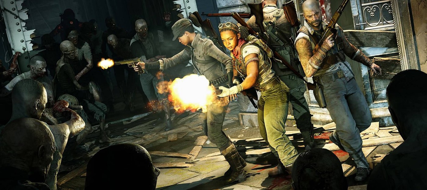 Уничтожение сотен зомби в геймплее Zombie Army 4: Dead War