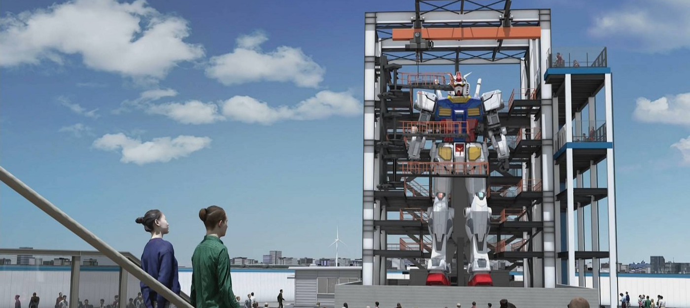 В Японии построят гигантскую шагающую статую робота Gundam