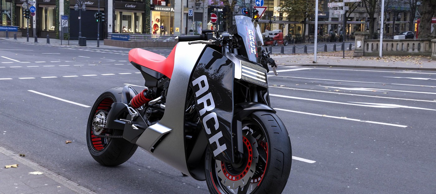 Дизайнер создал 3D-концепт мотоцикла в стиле Cyberpunk 2077