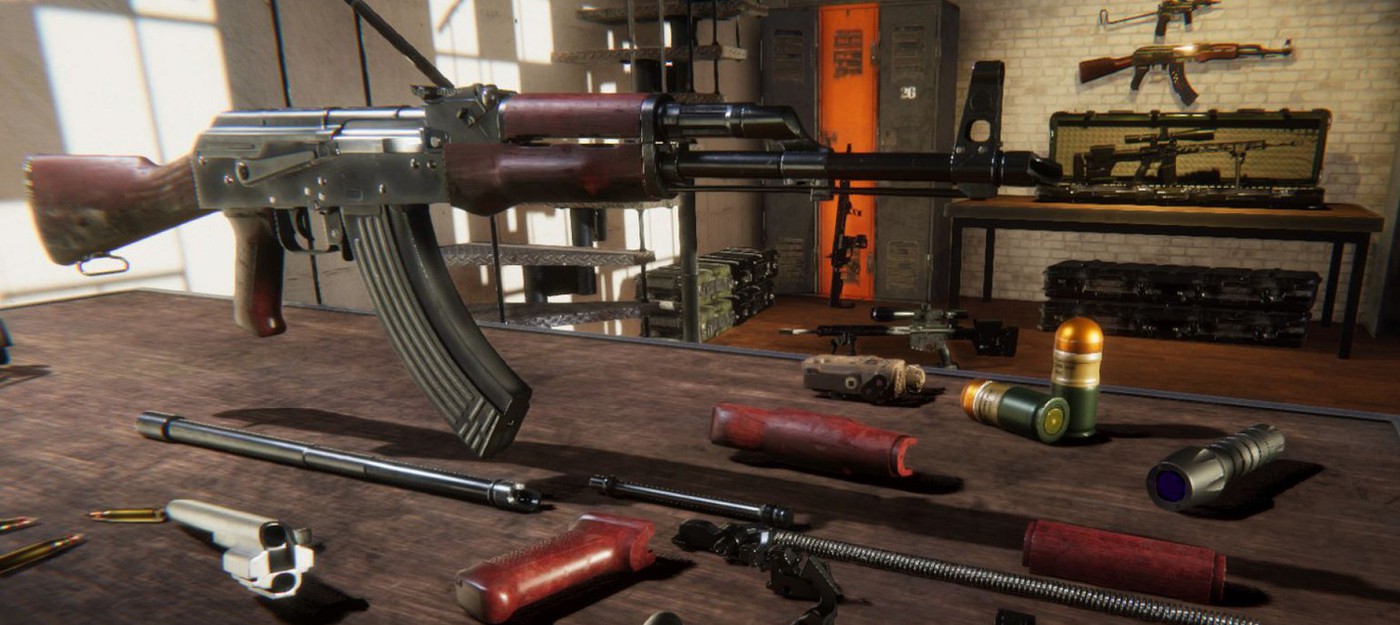 Ремонт, настройка и покраска оружия в трейлере Gunsmith Simulator