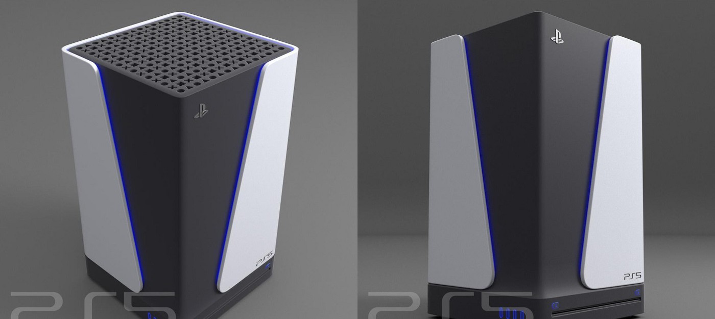 Фанат придумал свой дизайн PS5 в стиле DualSense
