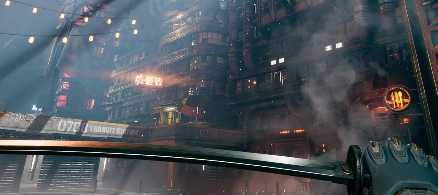 Опубликованы скриншоты Ghostrunner с трассировкой лучей