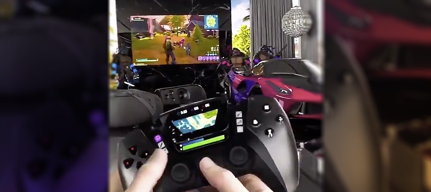 "Саудовский принц" показал футуристический контроллер PS5 с раздвигающимися дисплеями