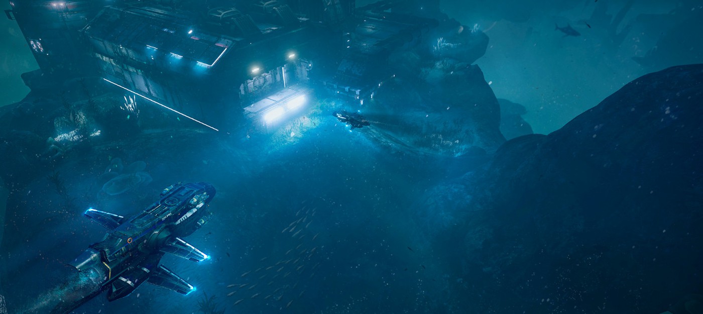 Новый геймплей подводного шутера Aquanox Deep Descent