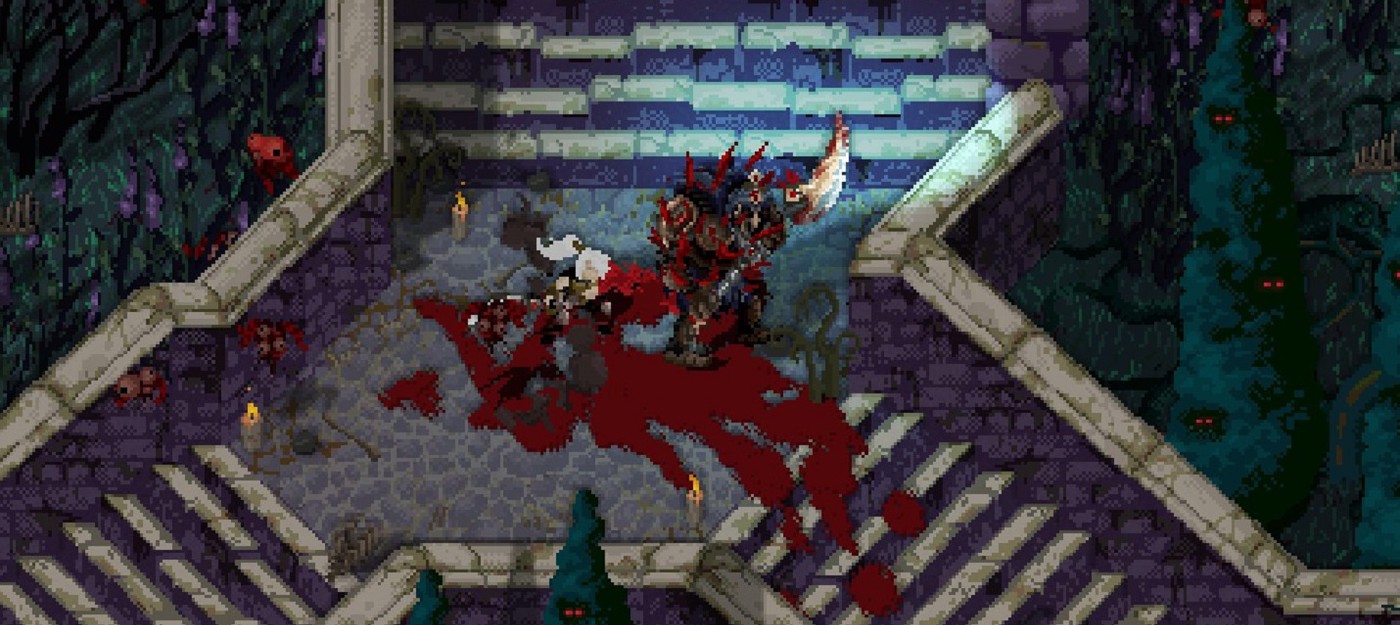 Первый трейлер мрачного кровавого пиксельного экшена Morbid: The Seven Acolytes