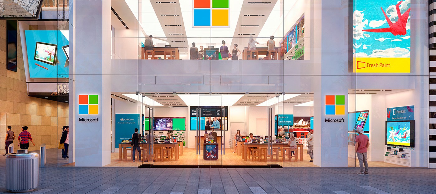 Microsoft закрывает почти все физические магазины
