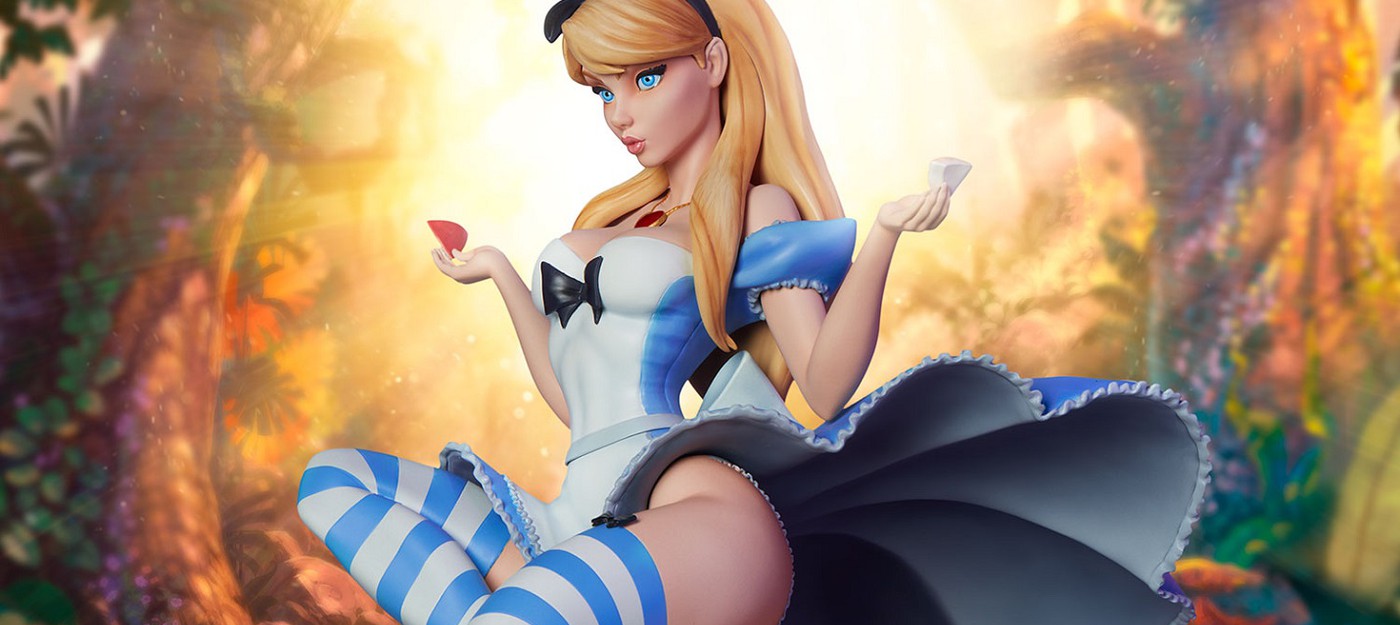 Видео и фото впечатляющей фигурки"Алисы в Стране чудес" за $399