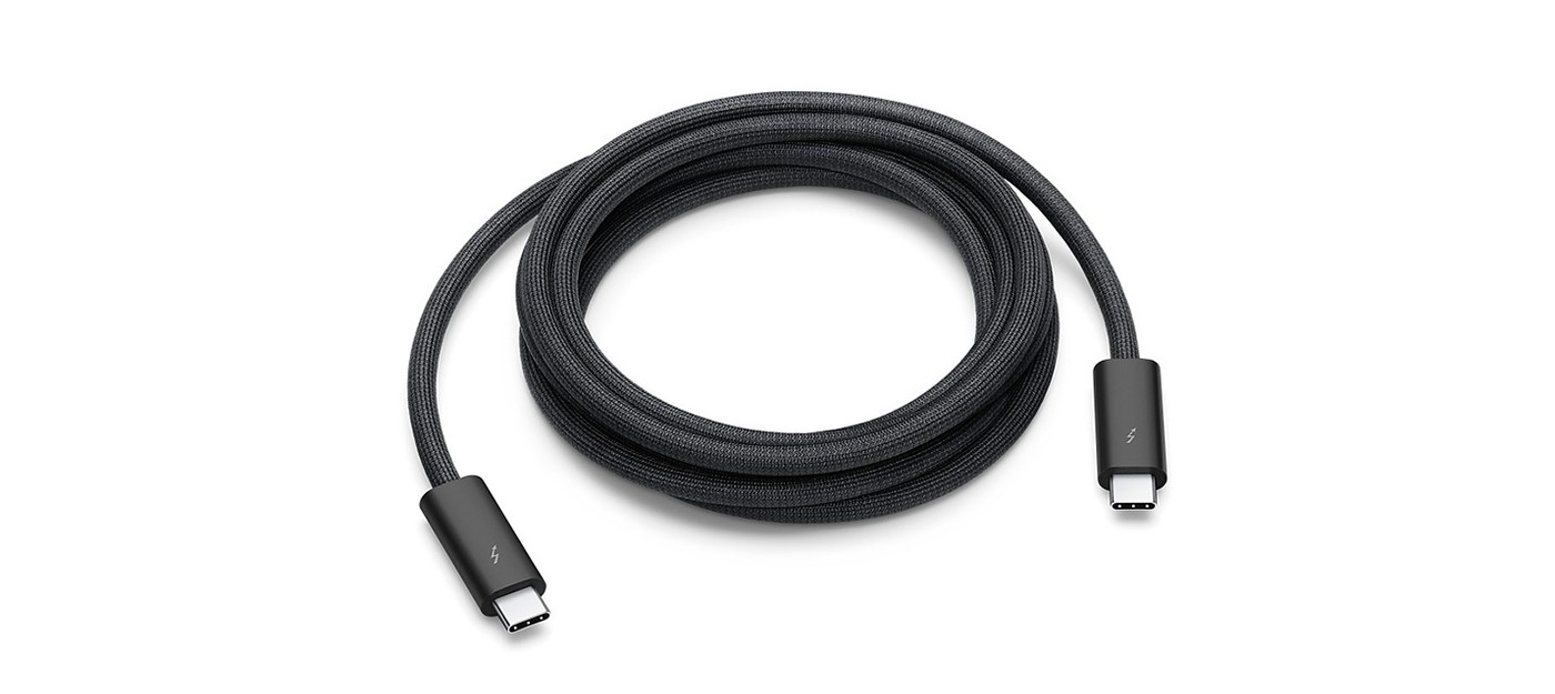 Apple продает плетеный кабель Thunderbolt 3 за $130