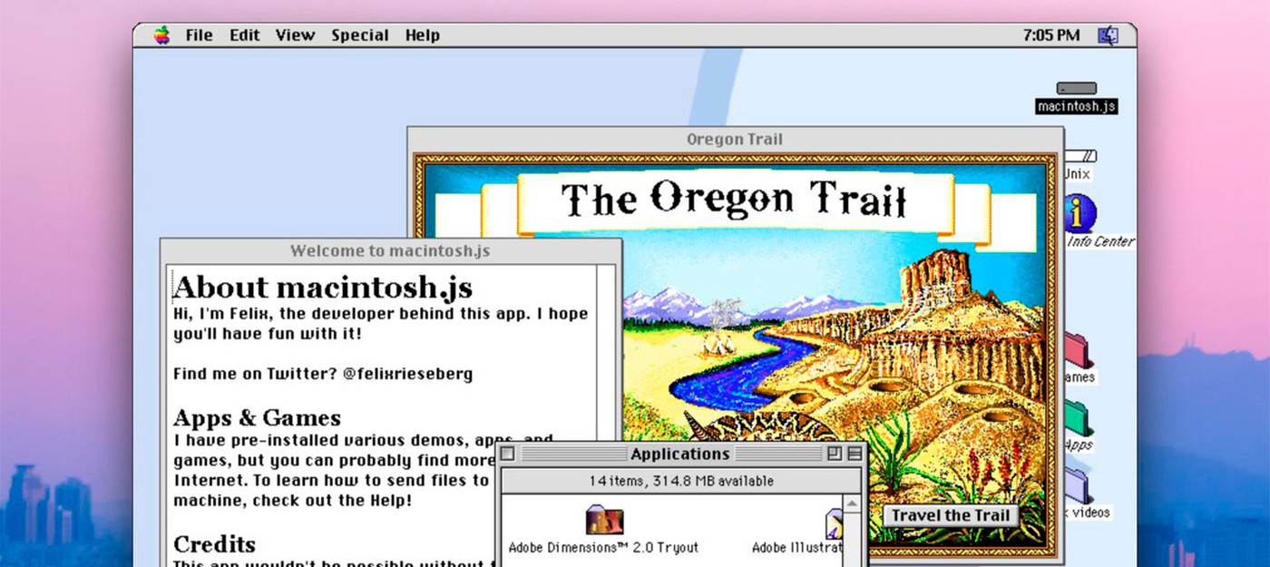 Эмулятор Mac OS 8 позволяет вернуться в конец 90-ых годов на современном PC