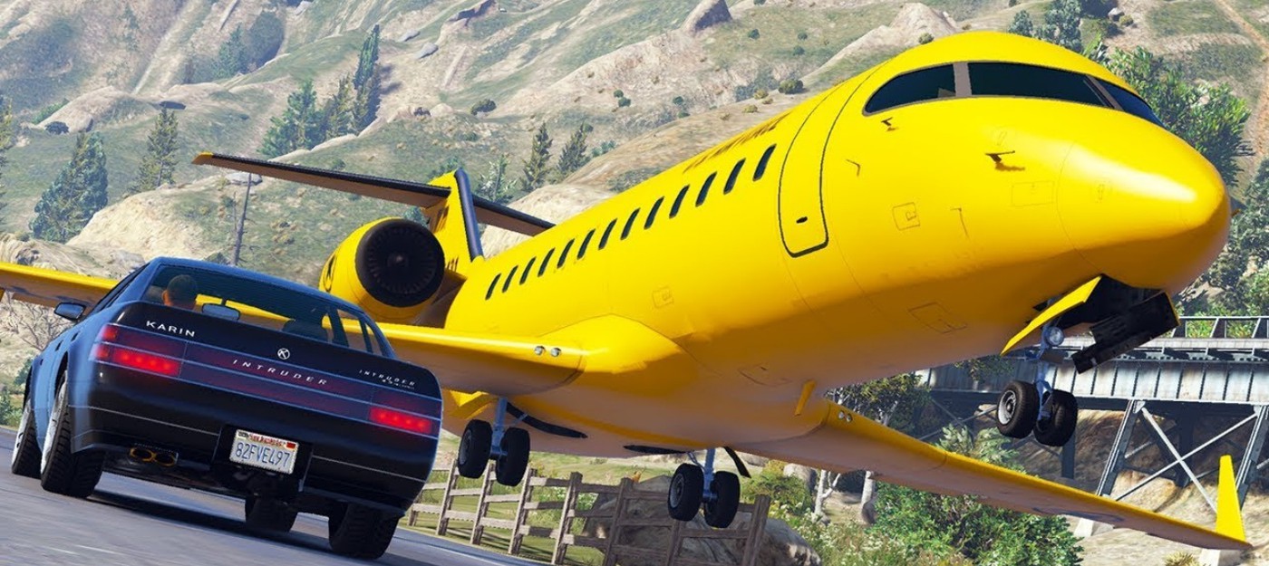 Этот мод позволяет управлять самолетами в GTA 5 с помощью Kinect