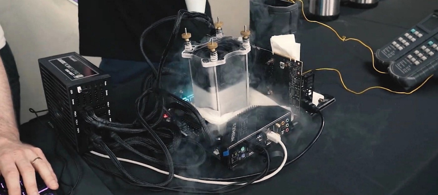 DOOM Eternal смогли запустить с 1000 кадрами в секунду с использованием жидкого азота